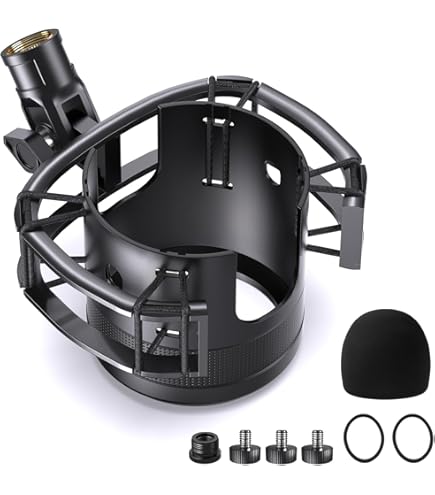 Amazon.com: Blue Radius II Microphone Shock Mount for Yeti and